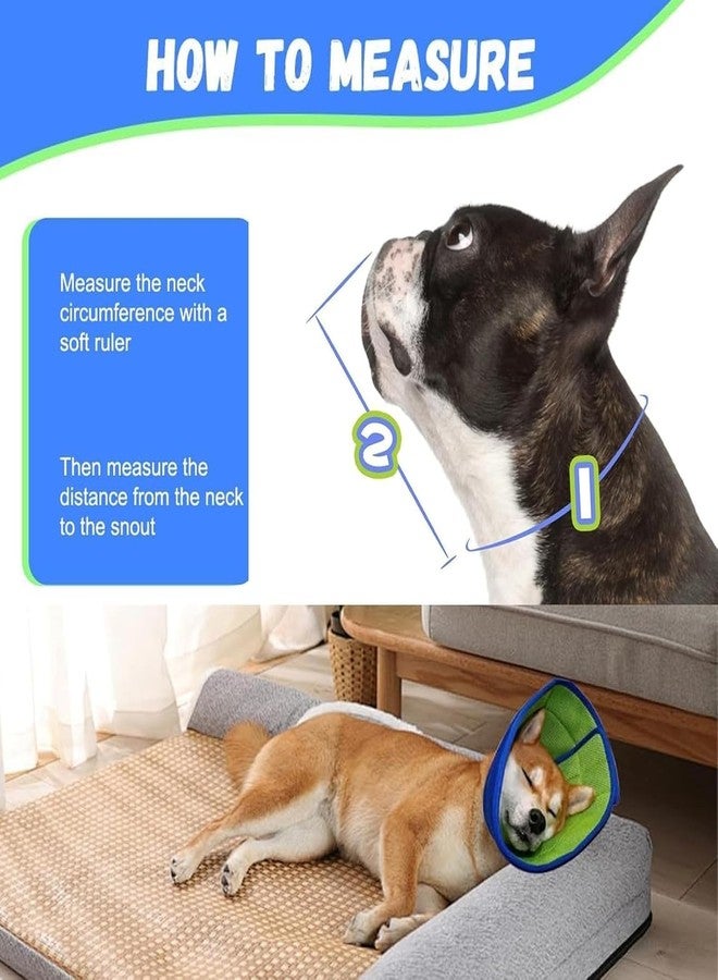 RupeeRise Dog Cone Collar, Adjustable Dog Cone for Medium Dogs to Prevent Licking and Biting, Comfortable Protective Collar for Pets Simple to Put On and Take Off - Image 3